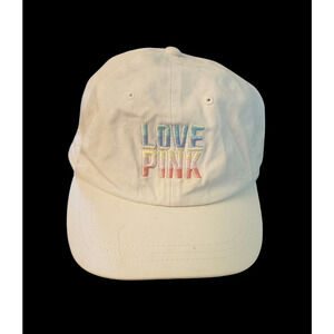 Victorias Secret PINK Adjustable white Cap Hat
